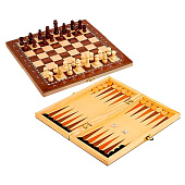 Игра 3 в 1 Нарды Шашки Шахматы Рыжий кот AN02596 1